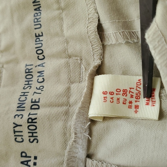 💜$5💜 NWT GAP Khaki Short Size 6 - Picture 3 of 4